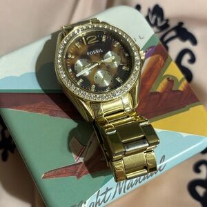 Fossil Gold women’s watch
